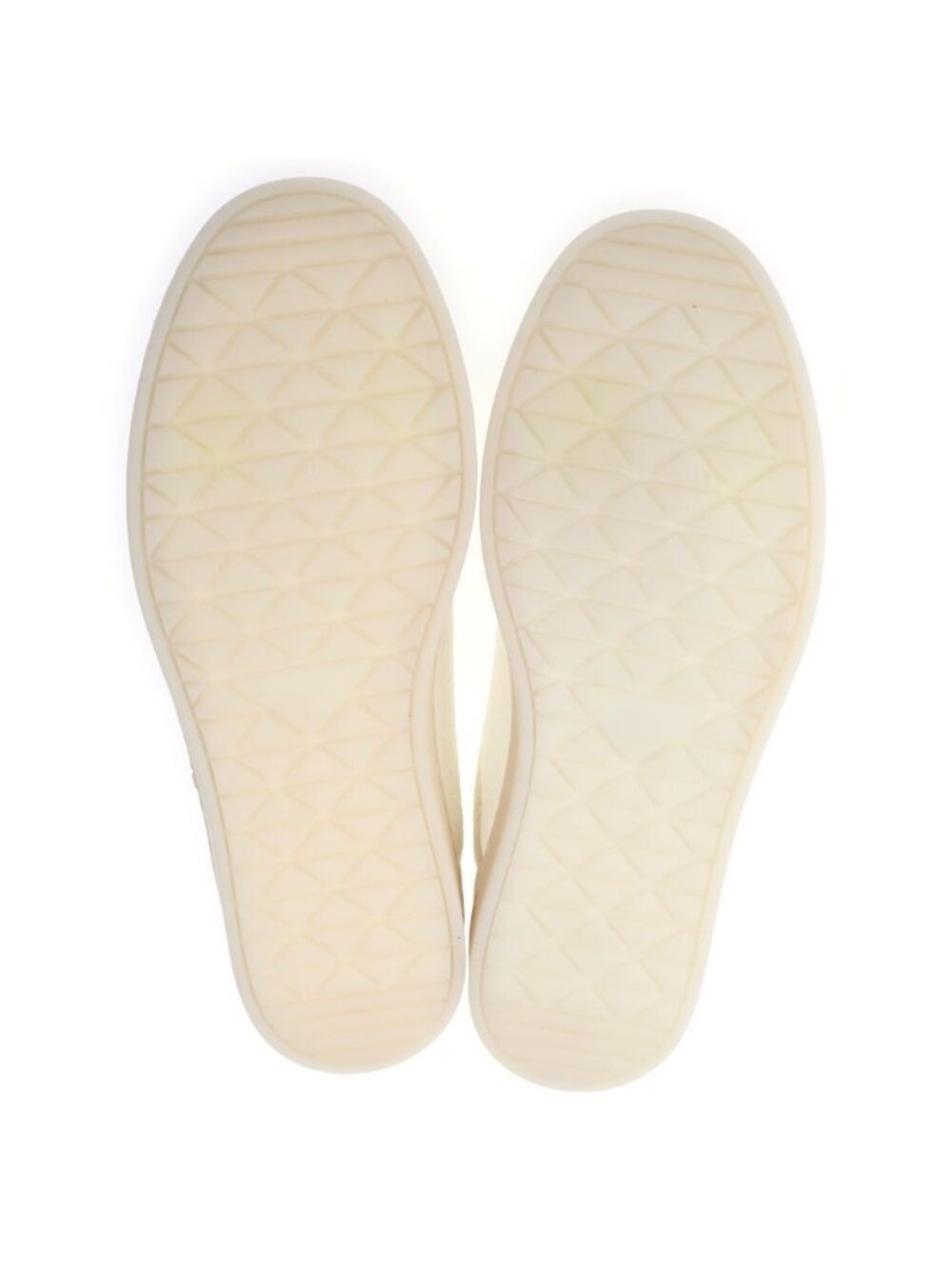 Prada Triangle Logo Leather Low Cut Sneakers White - Picture 5 of 6